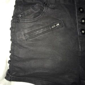 free people black shorts !!